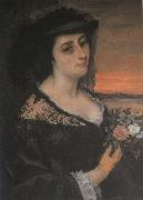 Gustave Courbet Lady oil painting reproduction